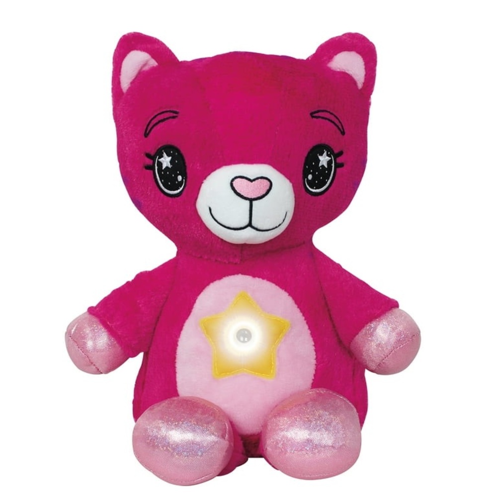Star Belly Dream Lites Pretty Kitty Pink Plush As Seen On TV